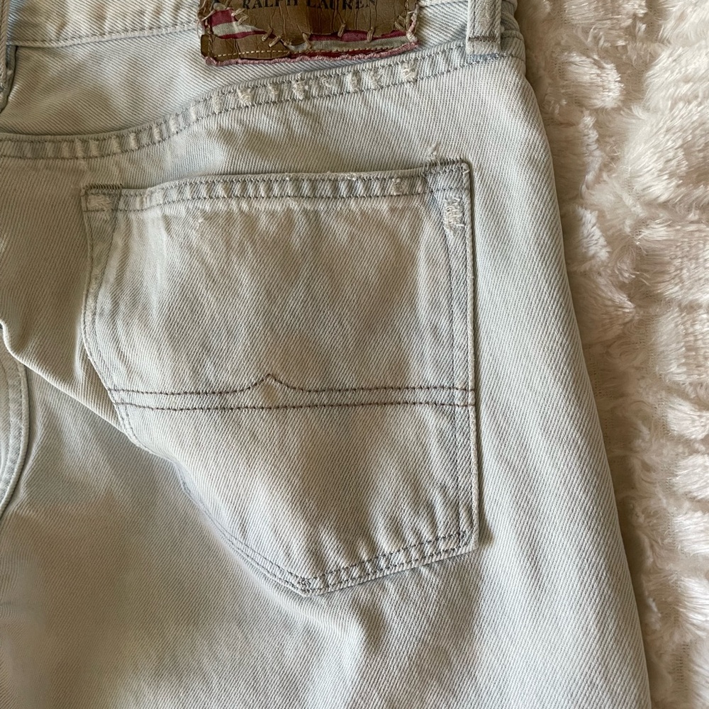 DENIM & SUPPLY RALPH LAUREN: Men’s white washed semi distressed jeans W34XL34. - Picture 9 of 11